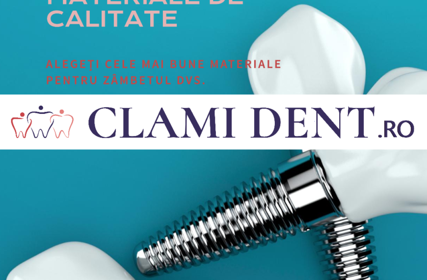 Ce materiale sunt folosite pentru implanturile dentare?