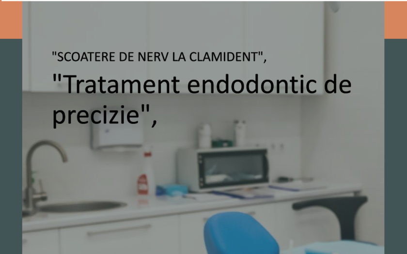 Scoatere de nerv Alba Iulia – Tratament endodontic de precizie la ClamiDent