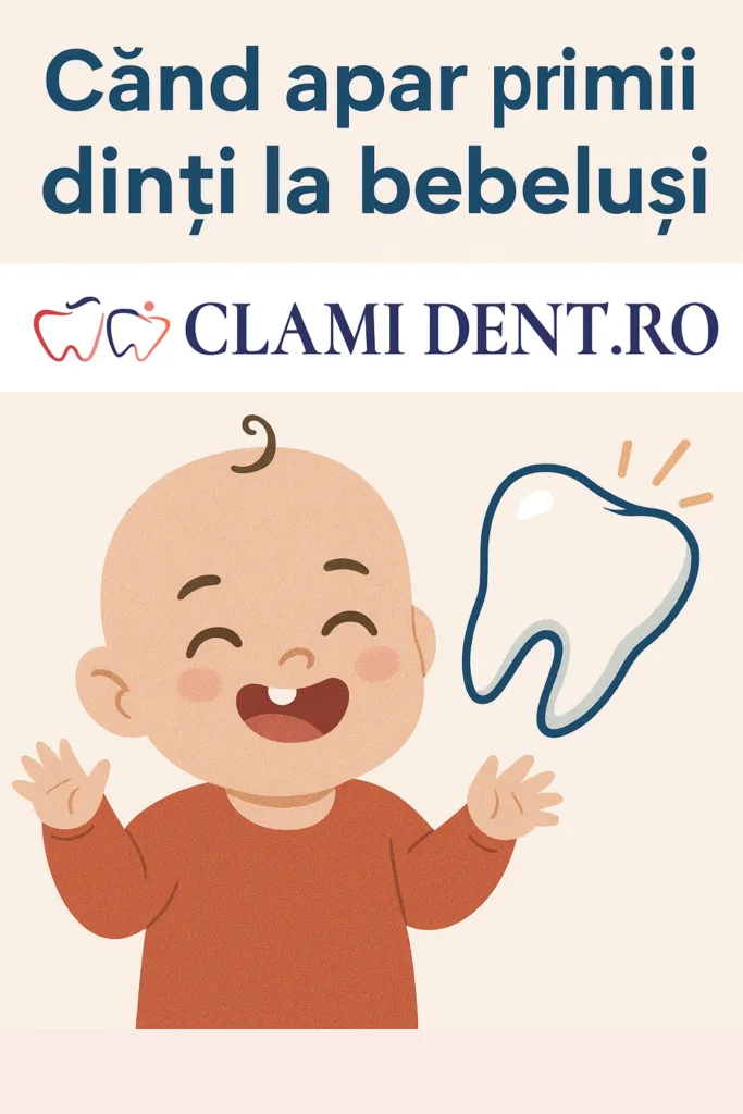 Când apar primii dinți la bebeluși Stomatologie Alba Iulia