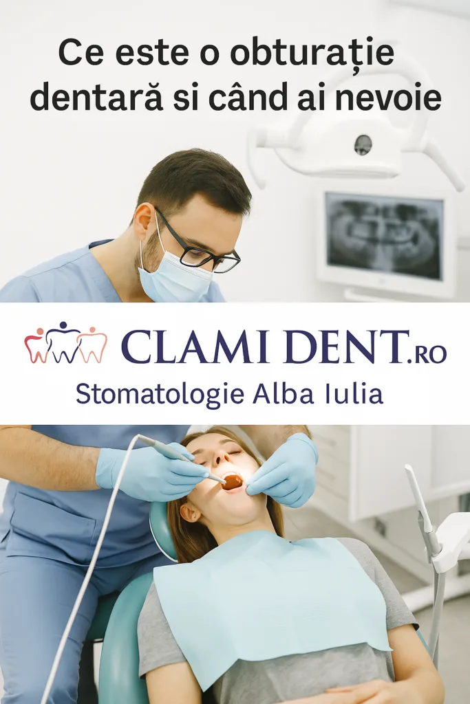 Ce este o obturație dentară și când ai nevoie -Stomatologie Alba Iulia (2)