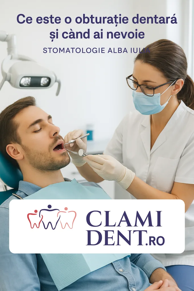 Ce este o obturație dentară și când ai nevoie -Stomatologie Alba Iulia