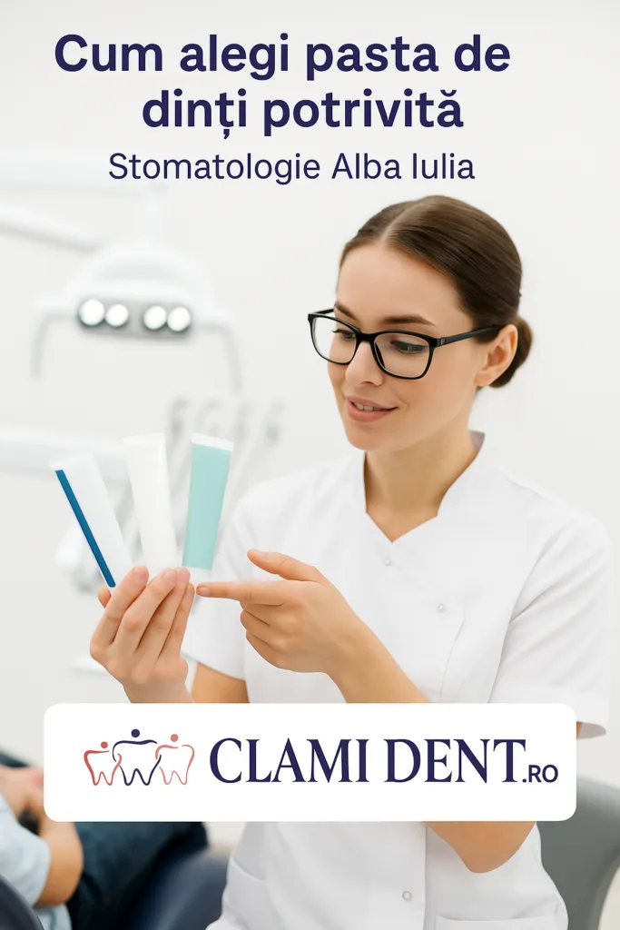 Cum alegi pasta de dinți potrivită -Stomatologie Alba Iulia