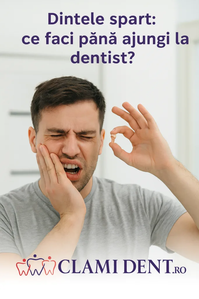 Dintele spart ce faci până ajungi la dentist -Stomatologie Alba Iulia