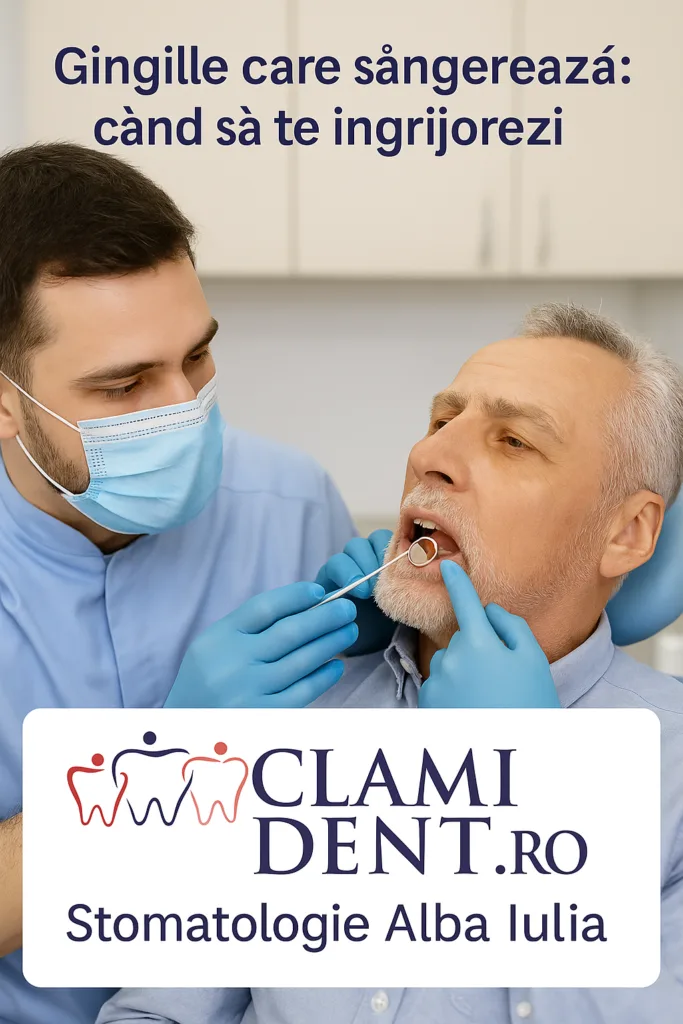 Gingiile care sângerează când să te îngrijorezi -Stomatologie Alba Iulia