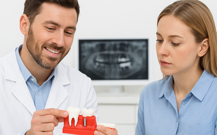 Implant dentar vs. punte ce alegi - Stomatologie Alba Iulia