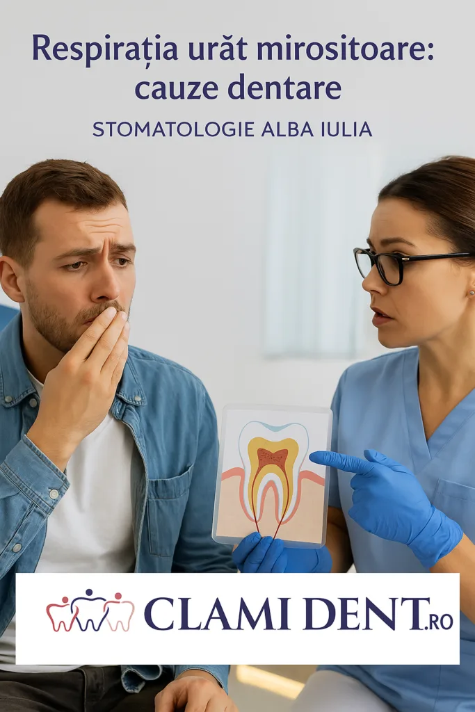 Respirația urât mirositoare cauze dentare - Stomatologie Alba Iulia